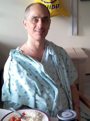 Eric Bobrow in Hospital