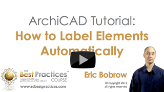 ArchiCAD Tutorial | How to Label Elements Automatically