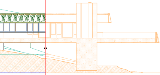 Editing an elevation in ArchiCAD