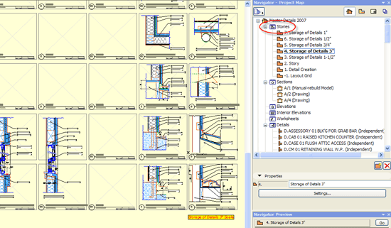 ArchiCAD Screen Shot - View Map