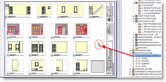 ArchiCAD, Clone Folder of all the Interior Elevations