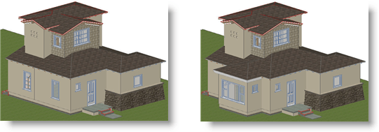 ArchiCAD Tutorial, As build to new build comparison
