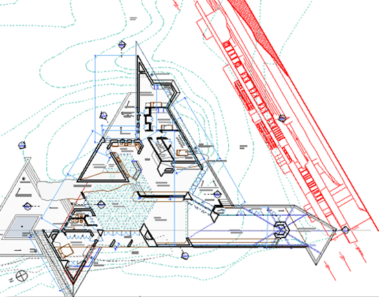 ArchiCAD Tutorial structural DWG is used as Trace Reference