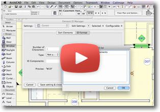 ArchiCAD tutorial video - Quickly Change Window & Door IDs
