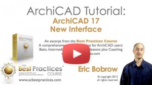 ArchiCAD tutorial video - ArchiCAD 17 New Interface